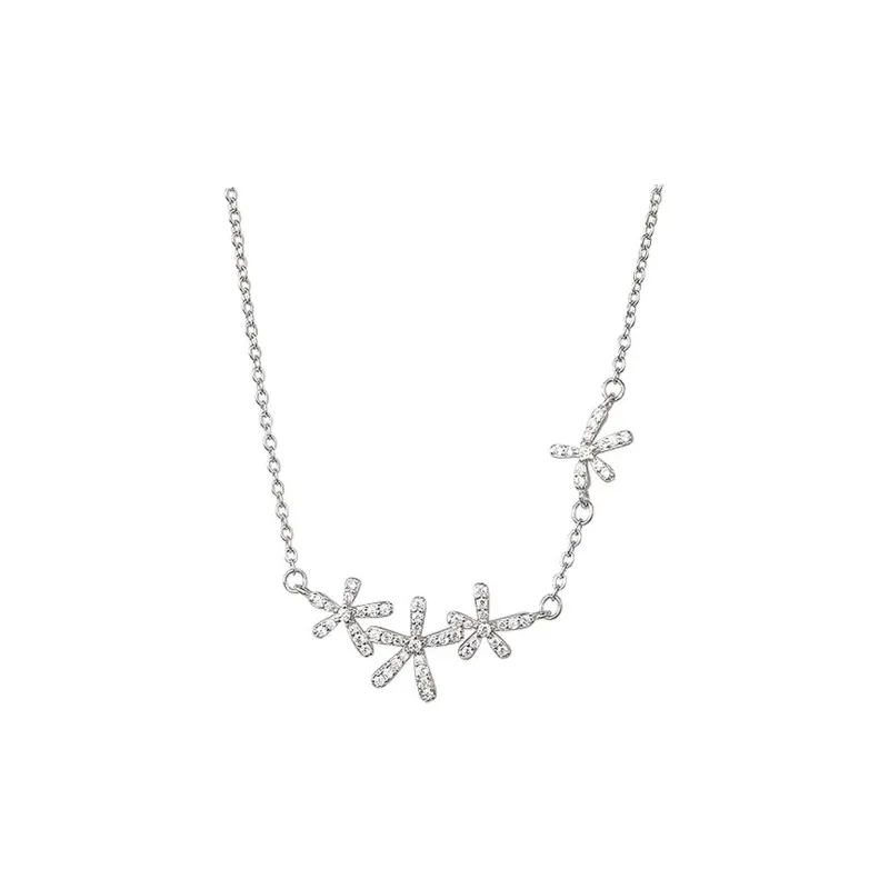 Happy Tide S999 Fine Silver Necklaces Women's-0