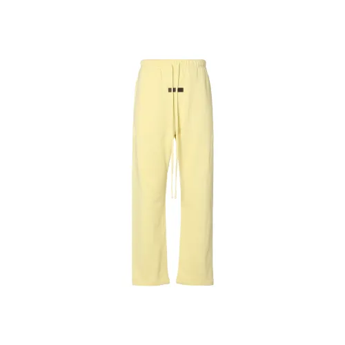 Fear Of God Essentials Casual Pants Unisex Gold Thread Yellow