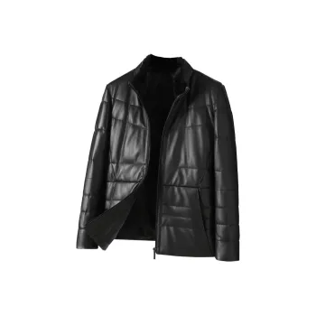 KAISER Leather Jacket Men's Black