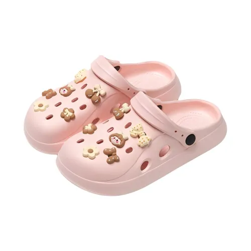 Lighthearted Thickened Clogs Summer Home Slip Resistant Bathroom Slippers