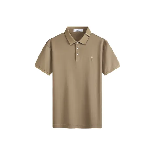 Dance With Wolves Polo Shirt Men's Khaki