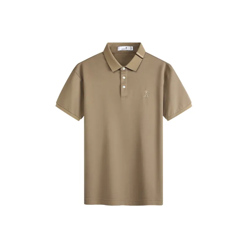 Dance With Wolves Polo Shirt Men's Khaki-0