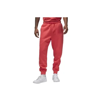 Jordan Brooklyn Fleece Knitted Sports Pants Men's Gym Red