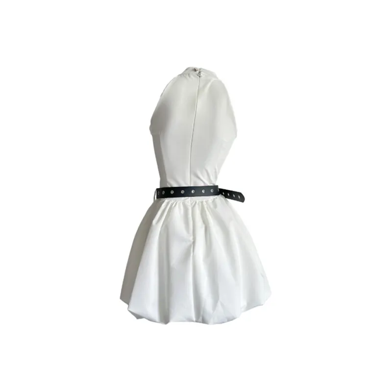 BEAUTIFUL CONFESSION Sleeveless Dress Women's White-1