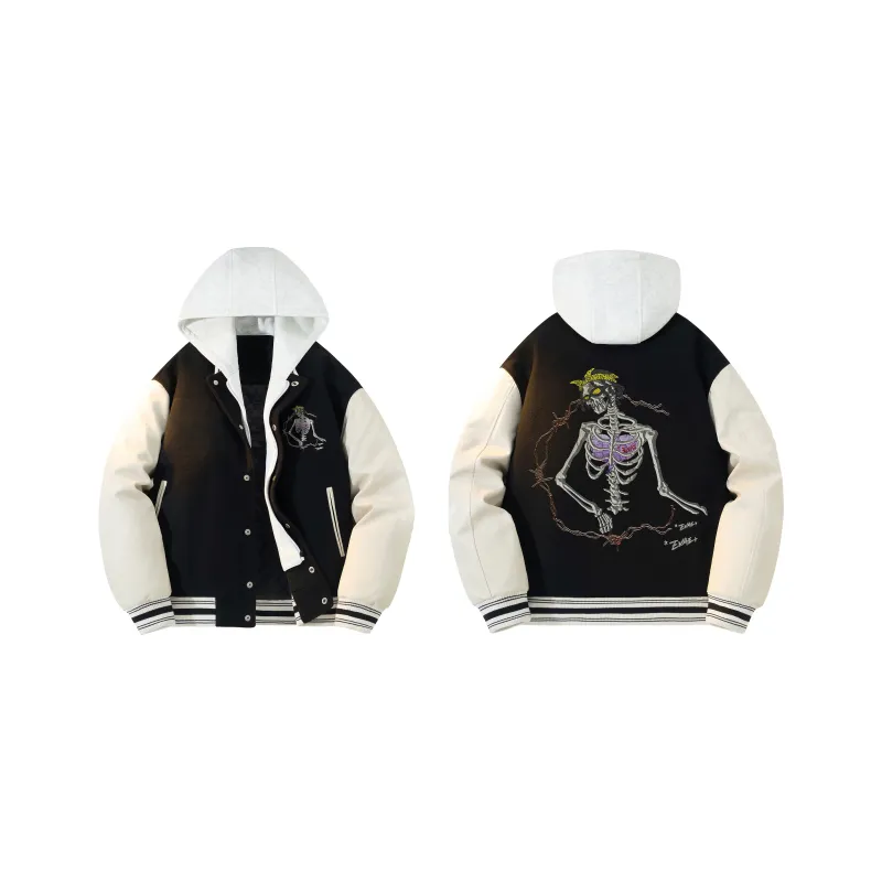 *EVAE+MOB Dreadlocks Series Baseball Jacket Unisex-16