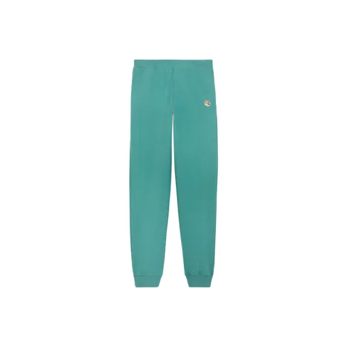 Maison Kitsune Fox Head Patch Elastic Waist Jogging Pants