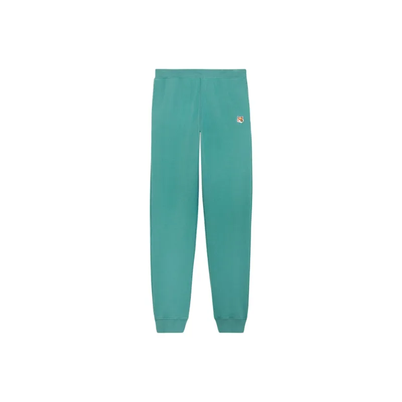 Maison Kitsune Fox Head Patch Elastic Waist Jogging Pants-0