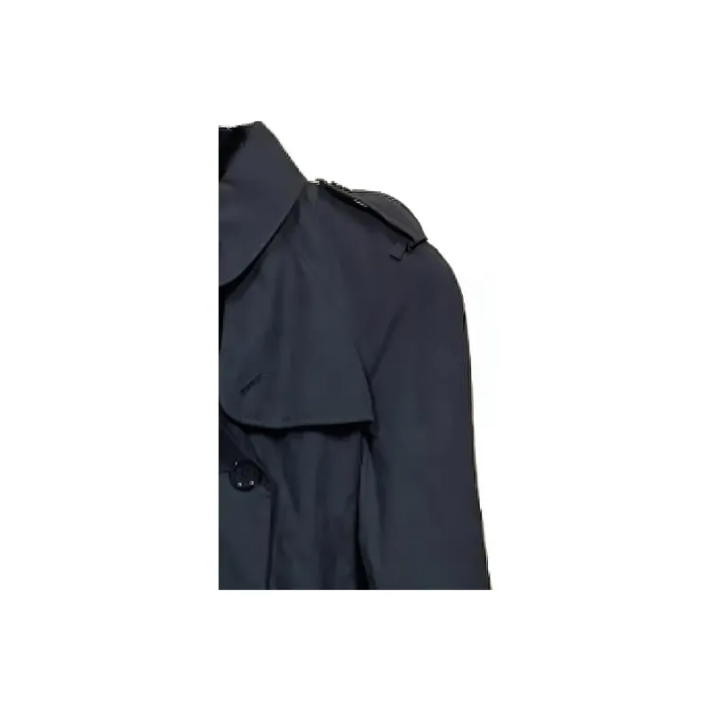 Burberry Trench Coat Men's Navy Blue-3