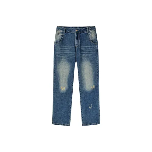 PASET Jeans Unisex Retro Nostalgic Blue