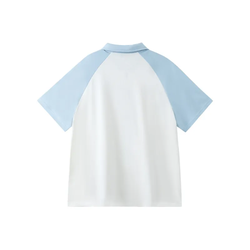 B.Duck Polo Shirt Women's Creamy Apricot-1