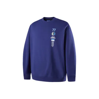 NBA Mavericks Team Doncic Sweatshirt Unisex Navy Blue