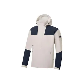 XTEP Variety Training Collection Trench Coat Men's Pumice Gray/Deca Blue