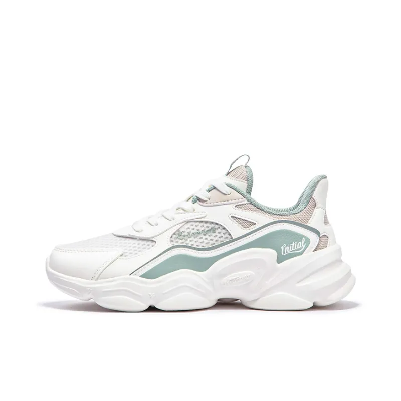 361° Cushioning, Breathable, Supportive Low Top Casual Shoes Women's Feather White Light Smoke Green-0