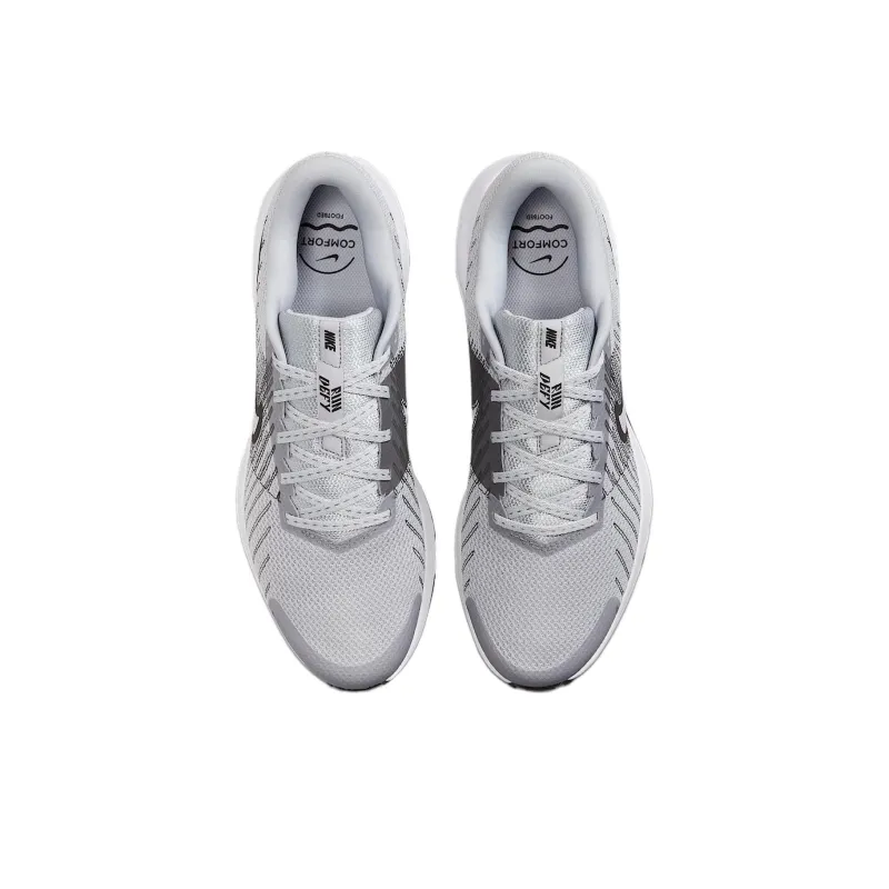 Nike RUN DEFY Low Top Running Shoes Men's Gray-3