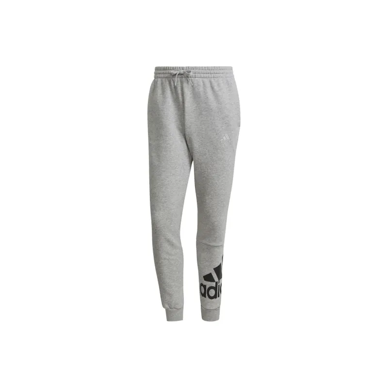 Adidas Essentials Fleece Tapered Cuff Logo Pants-0