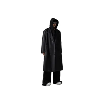 CREAZIONI LA FANTASIA E MOBILE Trench Coat Unisex Black