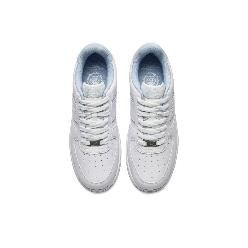 Kappa Back to Back Anti Slip Wear Resistant Low Top Skateboard Shoes Unisex White-3
