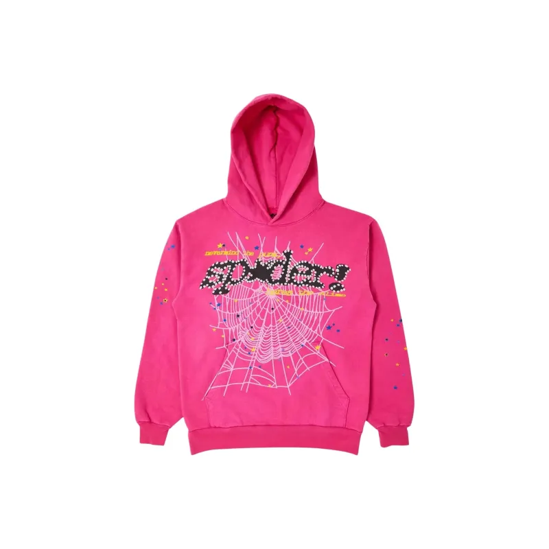 Sp5der P*nk V2 Hoodie-0