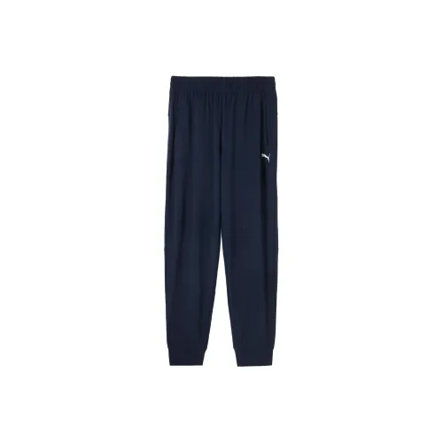 PUMA RAINING PANT Knitted Sports Pants Unisex Marine Blue