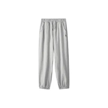 Skechers Romantic Crown Collaboration Series Knitted Sweatpants Unisex Heather Medium Gray