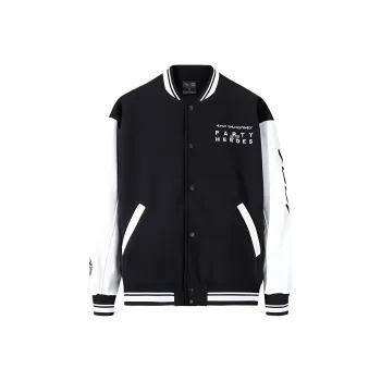 Anta Basketball Collection Baseball Jacket Men's Basic Black/Pure White