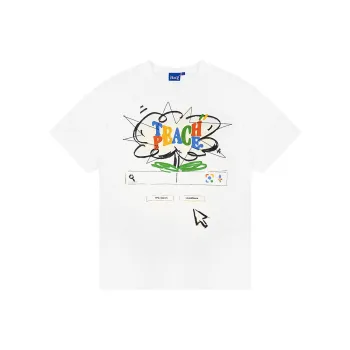 Teach Peace T Shirt Unisex White