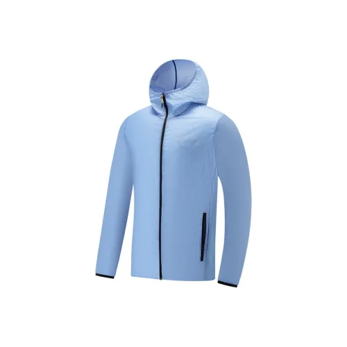 XTEP UV Protection Sun Protection Clothing Men's Oily Gray Blue