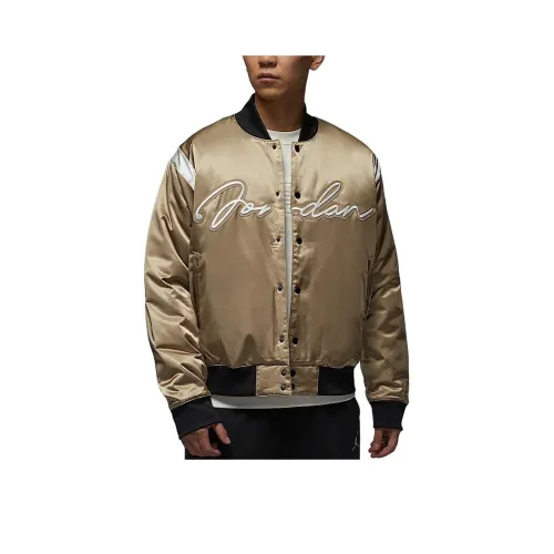 Jordan MVP FW24 Baseball Jacket Men's Desert Camouflage/Sail White