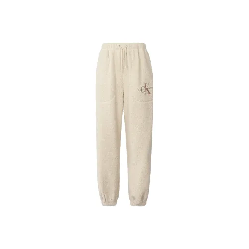 CALVIN KLEIN Casual Pants Unisex White