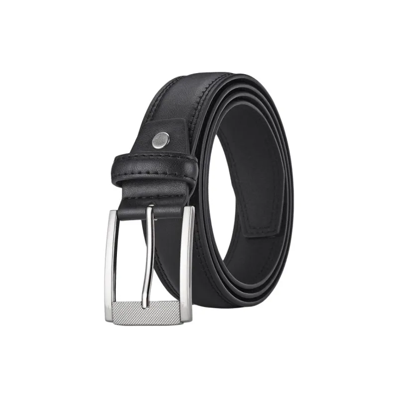 JEANSWEST PU Leather Belts Men's 3.5CM-1