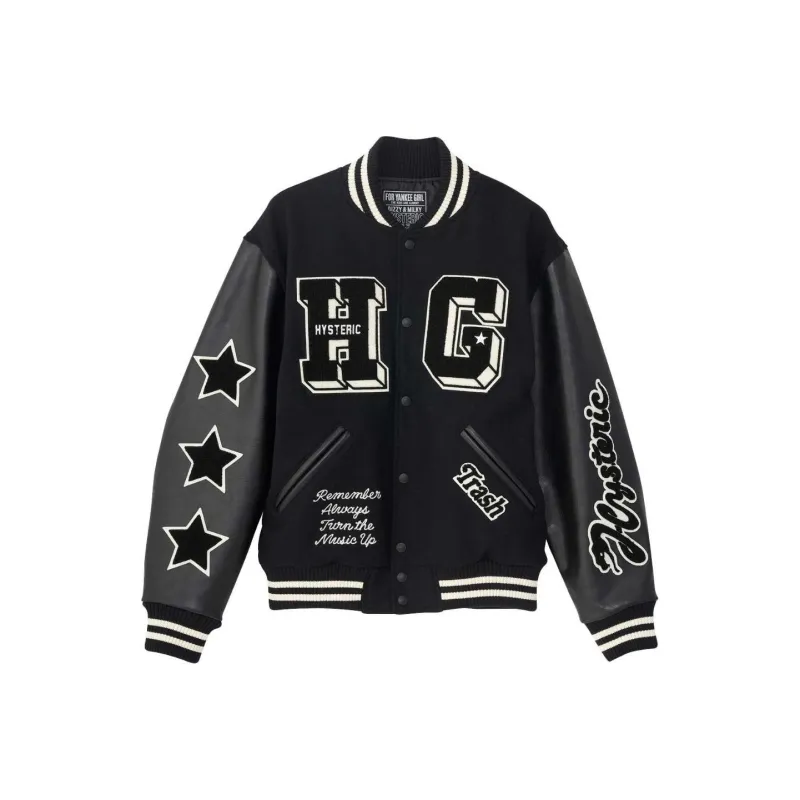HYSTERIC GLAMOUR FW24 Baseball Jacket Men's-4