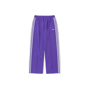 NERDY Mid Rise Straight Fit Knitted Sweatpants Men's Purple