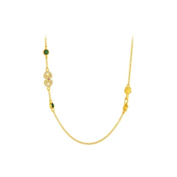 CHOW TAI SENG S925 Silver Necklaces Women's