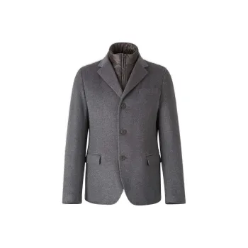 HERNO Straight Hem Layered Jacket