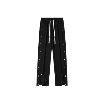 CRUSH KEY Casual Pants Unisex Black