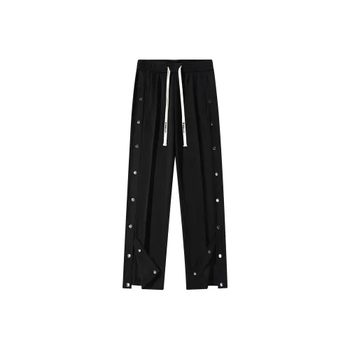 CRUSH KEY Casual Pants Unisex Black