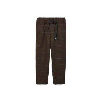 New Era Casual Pants Unisex Dark Brown