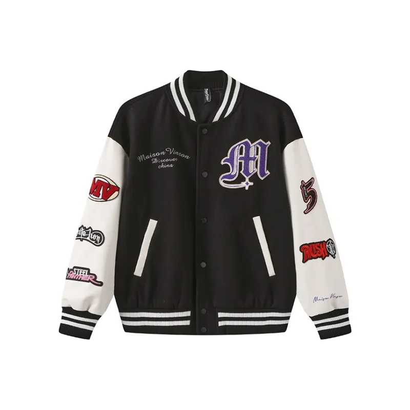MAISON VINSON Baseball Jacket Unisex-4