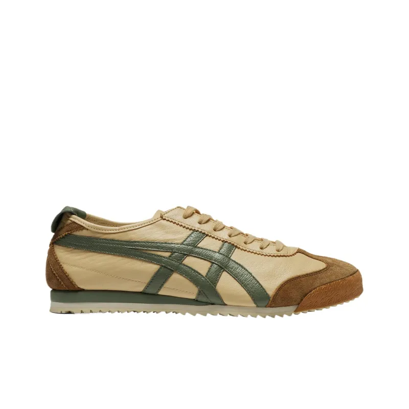 Onitsuka Tiger MEXICO 66 Cushioning Abrasion Resistant Breathable Low Top Casual Shoes Unisex Beige-1