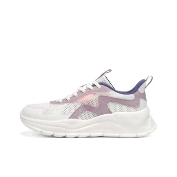 361° Cushioning, Breathable, Balanced Low Top Casual Shoes Women's Feather White Lilac Gray Purple