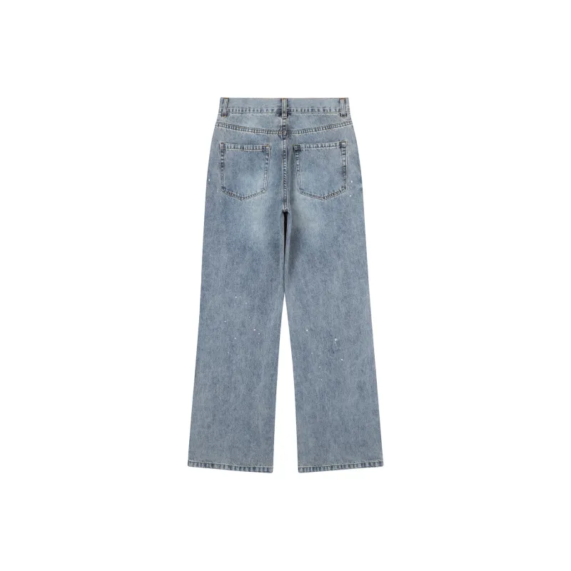 SANBAI STUDIO Jeans Unisex Washed Blue-1