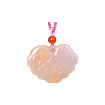 HUWEI Golden Silk Jade Necklaces Unisex