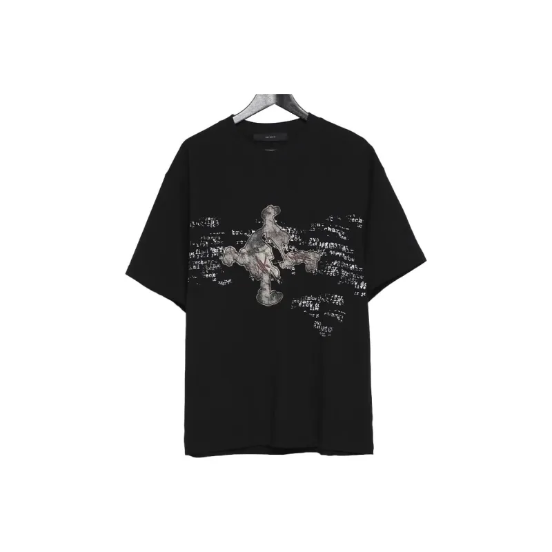 RAYSHOW T Shirts Men Black-0