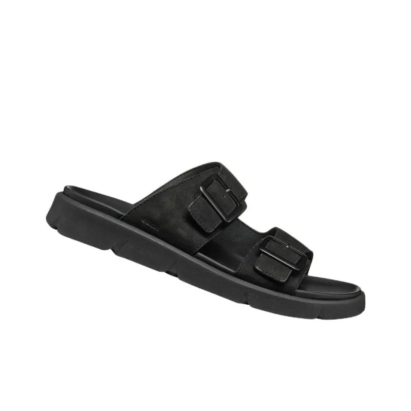 GEOX Xand 2s Abrasion Resistant Slide Slippers Men's Black-2
