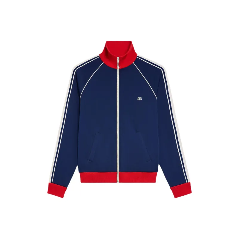 CELINE Triomphe Tracksuit Jacket In Double Face Jersey-0