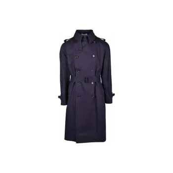 AQUASCUTUM Trench Coat Men's Blue