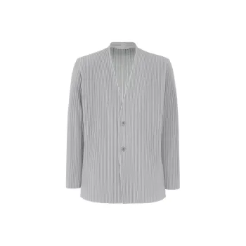 Homme Plissé Issey Miyake SS24 Jackets Coats Men's Mole Gray