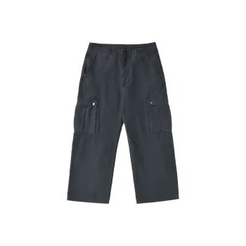 GWDS Cargo Pants Unisex Washed Black