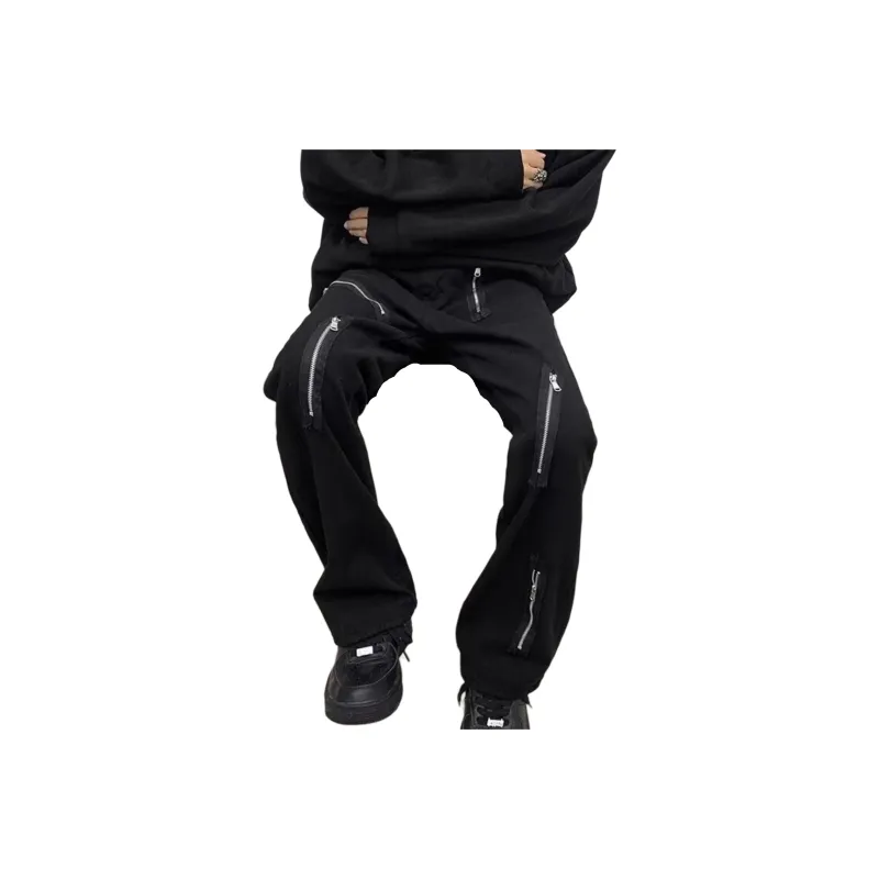 NEAR HERE Jeans Unisex Black-0