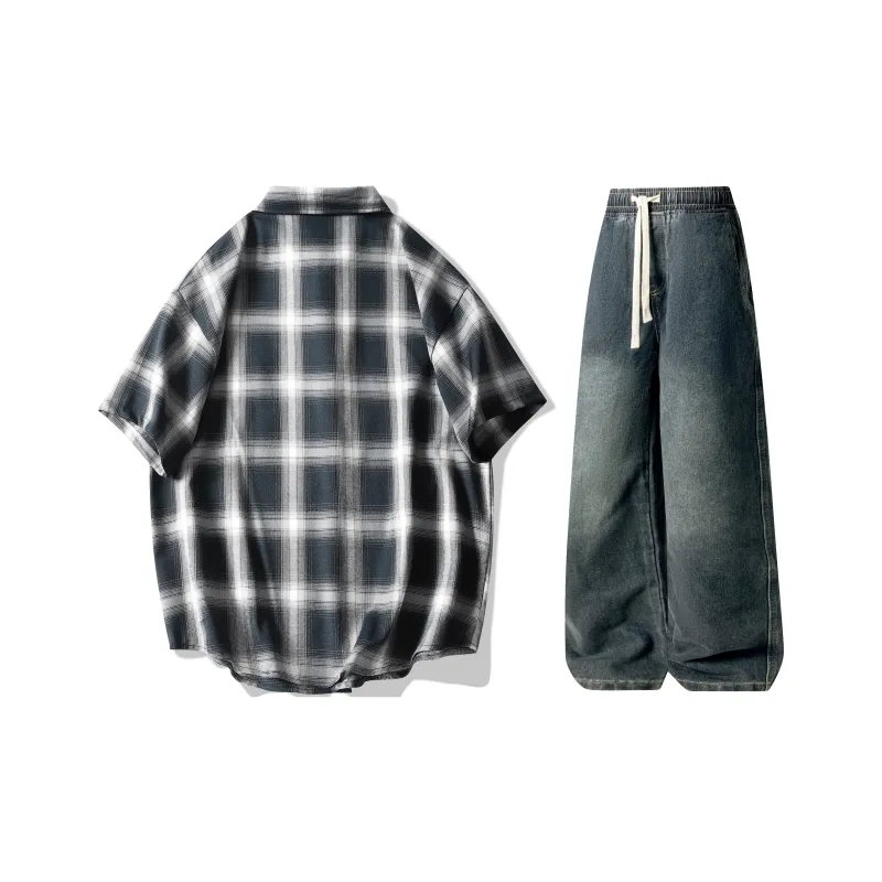 A.X.S.K Shirt Matching Set Unisex-41